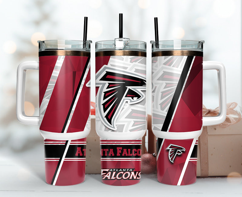 Atlanta Falcons 40oz Tumbler,NFL Tumbler Wrap , 40oz Tumbler Sublimation Png , 40oz Tumbler Wrap 68