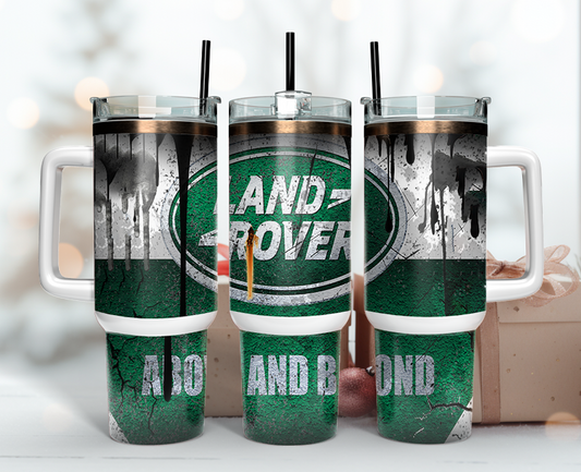 Land Rover Tumbler Wrap 40oz, Logo Car Tumbler Wrap 40oz