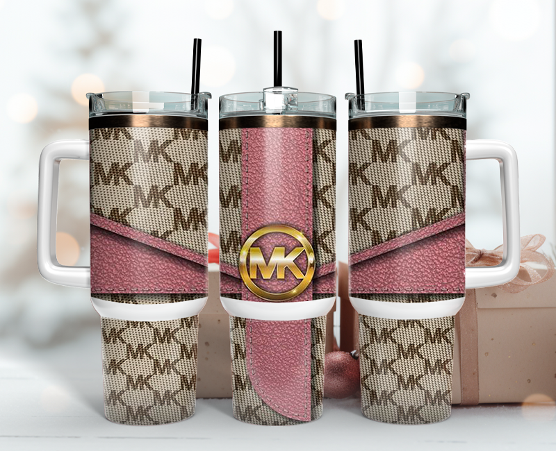 Michael Kors Tumbler Wrap 40oz, Logo Fashion Tumbler Wrap 40oz, Tumbler 40oz Png 31