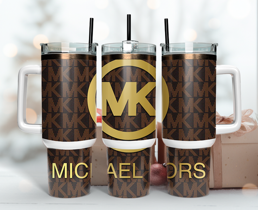 Michael Kors Tumbler Wrap 40oz, Logo Fashion Tumbler Wrap 40oz, Tumbler 40oz Png 32