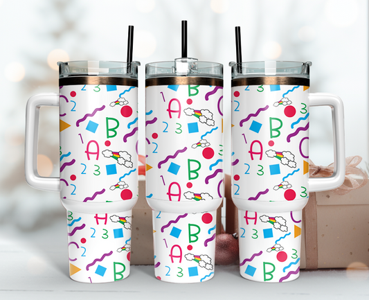 Teacher Tumbler Wrap 40oz, Teacher Tumbler Png 32