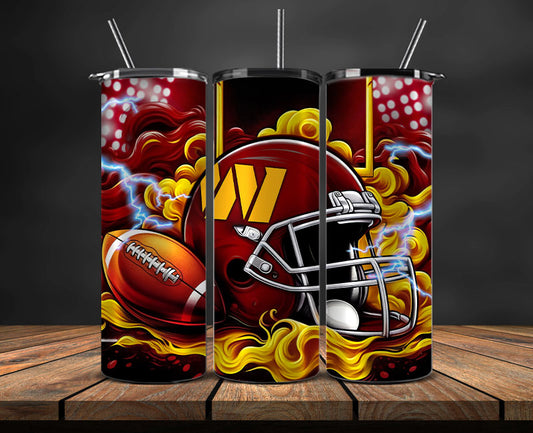 Washington Commanders Tumbler Wraps,NFL Tumbler Wrap By AI, AI Tumbler Design 32