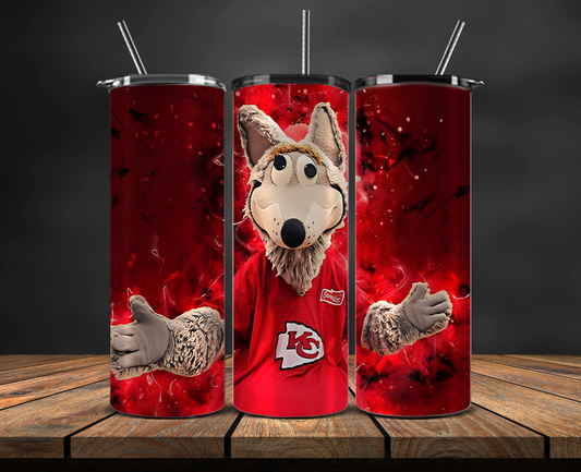 Kansas City Chiefs Tumbler Wrap, NFL Trendy Tumbler 33