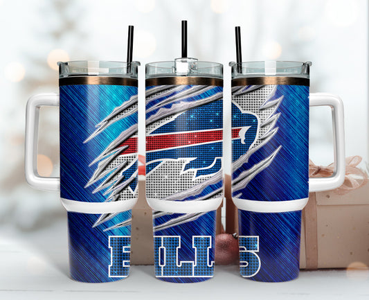 Buffalo Bills Tumbler 40oz Png, 40oz Tumler Png 34