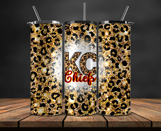 Kansas City Chiefs Tumbler Wrap, NFL Trendy Tumbler 34