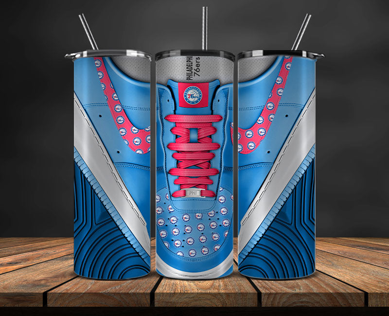 Philadelphia 76ers Tumbler Wrap, NBA Sneaker Tumbler Wrap 34