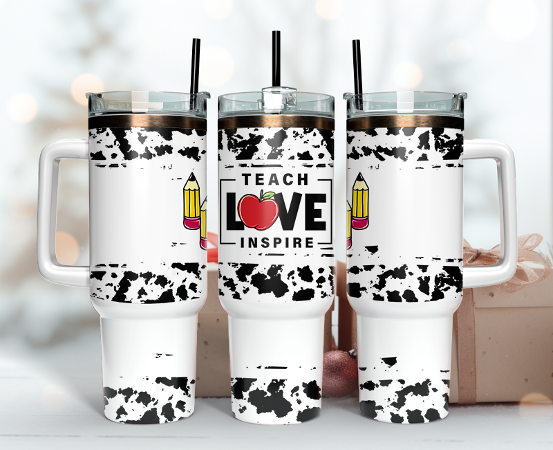 Teacher Tumbler Wrap 40oz, Teacher Tumbler Png 35