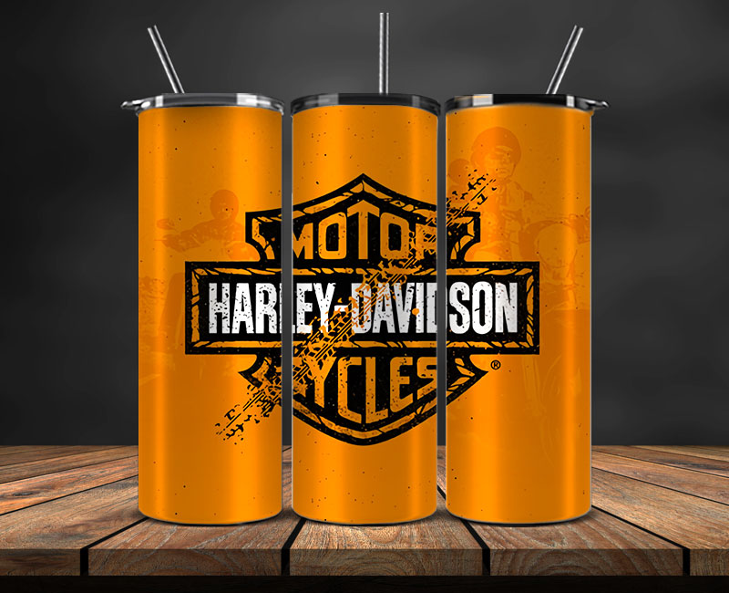 Harley Skinny Tumbler Png, Motor Harley Digital Tumbler Wrap, Harley Tumbler Wrap New 39