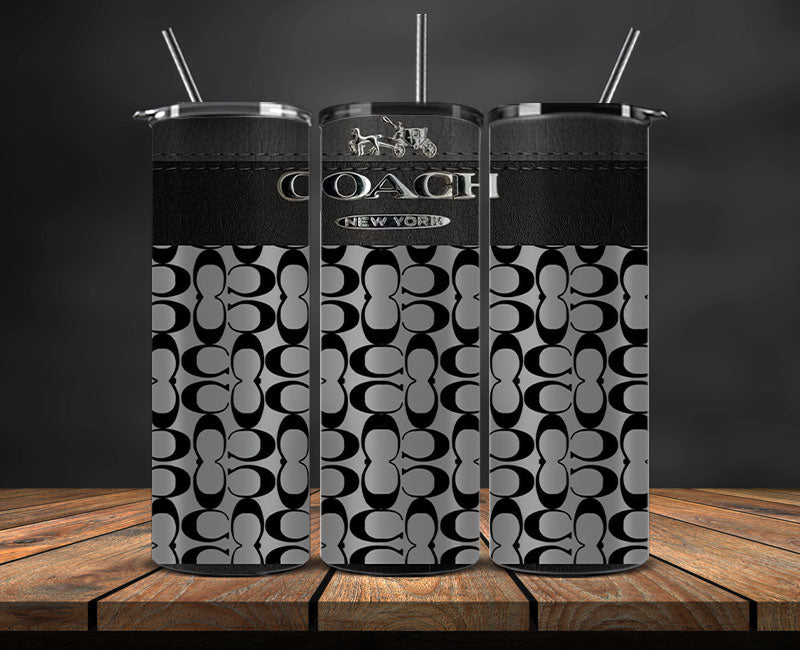 Coach  Tumbler Wrap, Coach Tumbler Png, Coach Logo, Luxury Tumbler Wraps, Logo Fashion  Design 40