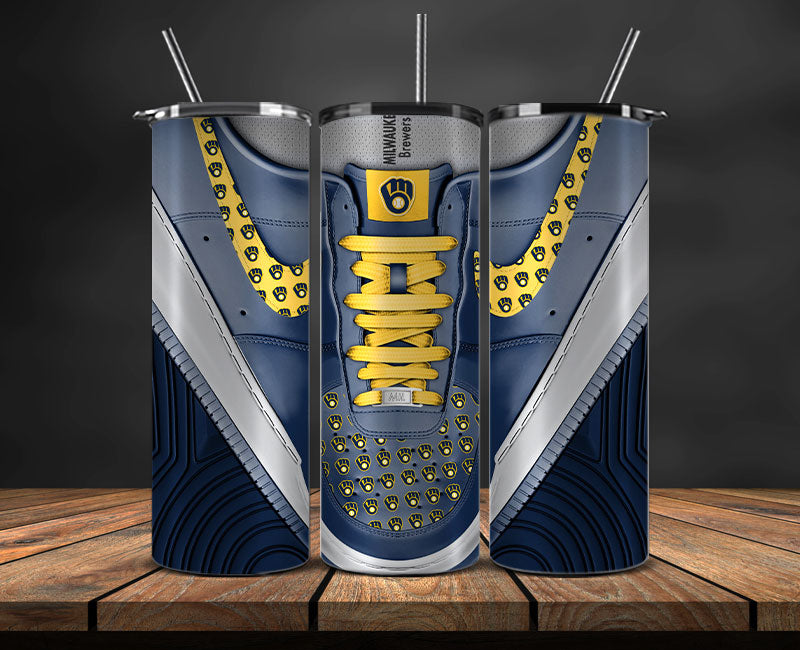 Milwaukee Brewers Tumbler Wrap , MLB Sneaker Tumbler Wrap 44