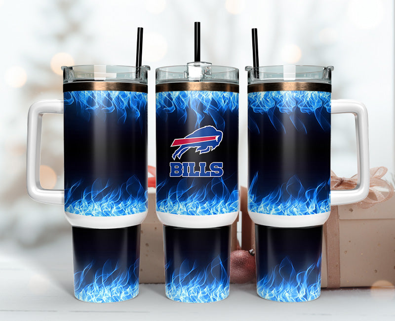 Buffalo Bills 40oz Tumbler,NFL Tumbler Wrap , 40oz Tumbler Sublimation ...