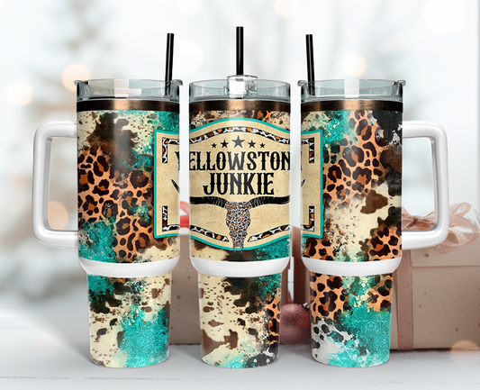 Yellowstone Tumbler Wrap 40oz , 40oz Tumbler Sublimation Png , Tumbler Wrap 04