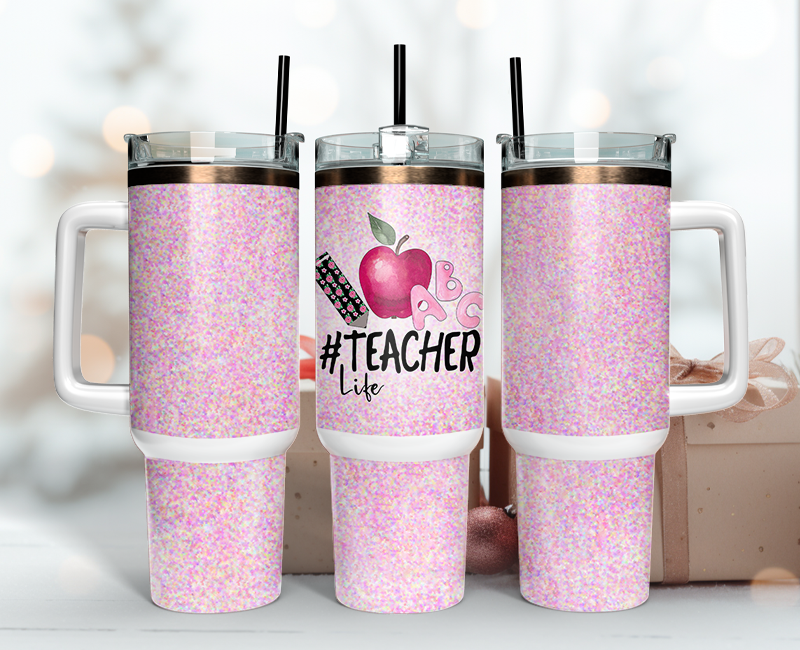 Teacher Tumbler Wrap 40oz, Teacher Tumbler Png 54