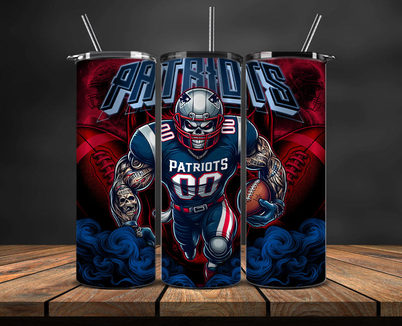 New England Patriots Tumbler Wrap, NFL Tumbler Wrap By AI, AI Tumbler Wrap 54