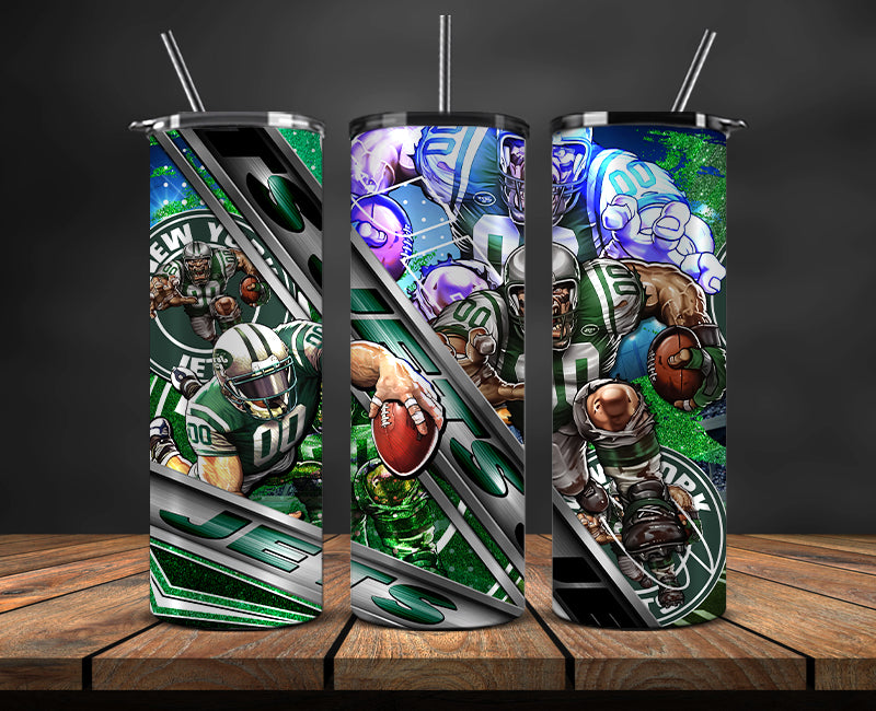 New York Jets Tumbler, NY Jets  Logo, Mascot Football Png 57