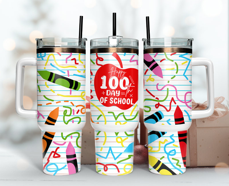 Teacher Tumbler Wrap 40oz, Teacher Tumbler Png 05