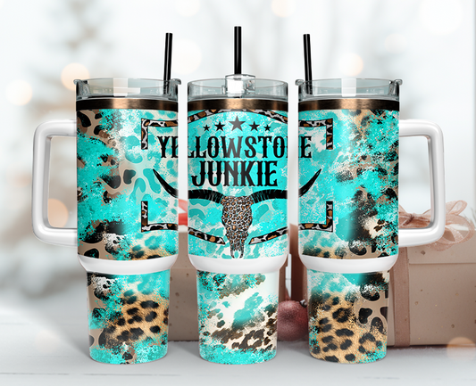 Yellowstone Tumbler Wrap 40oz , 40oz Tumbler Sublimation Png , Tumbler Wrap 05