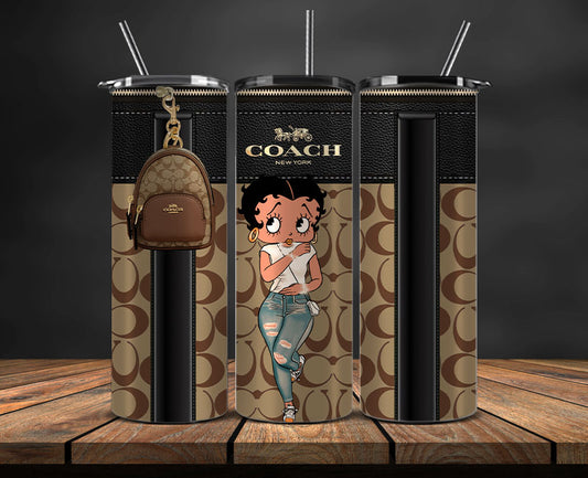 Coach Tumbler Wrap, Coach Tumbler Png ,Luxury Logo Fashion Png 05