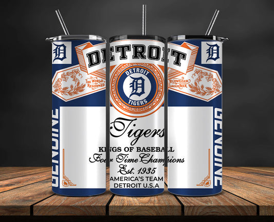 Detroit Tigers Tumbler Wrap, MLB Tumbler Wrap New-62