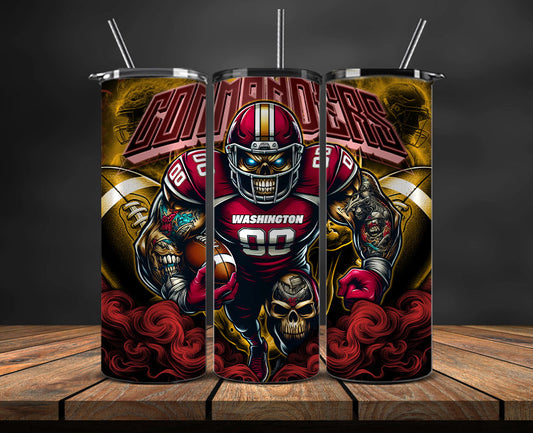 Washington Commanders Tumbler Wrap, NFL Tumbler Wrap By AI, AI Tumbler Wrap 64