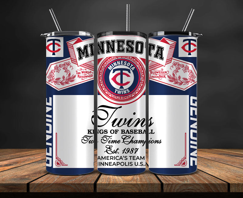 Minnesota Twins Tumbler Wrap, MLB Tumbler Wrap New-65