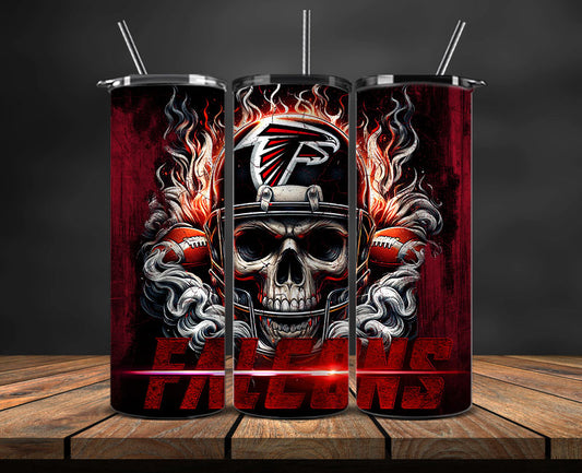 Atlanta Falcons Tumbler Wrap,NFL Tumbler Wrap By AI, AI Tumbler Design 66