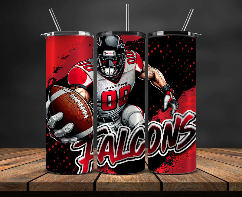 Atlanta Falcons Tumbler Wrap, NFL Tumbler Wrap By AI, AI Tumbler Wrap 66