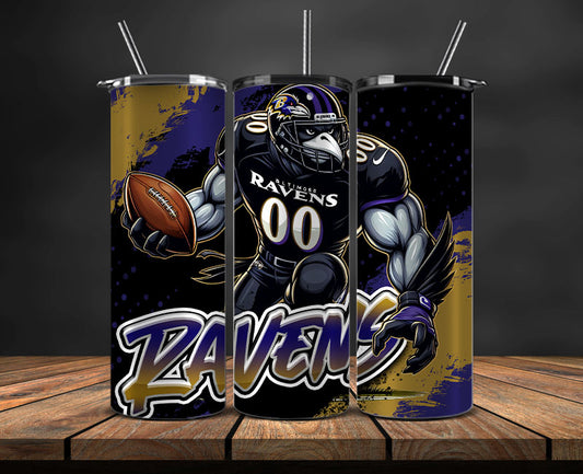 Baltimore Ravens Tumbler Wrap, NFL Tumbler Wrap By AI, AI Tumbler Wrap 67