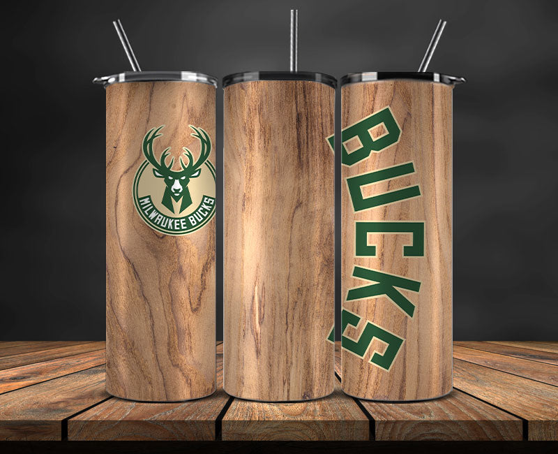 Milwaukee Bucks Tumbler Wrap, Basketball Design,NBA Teams,NBA Sports,Nba Tumbler Wrap,NBA DS-67