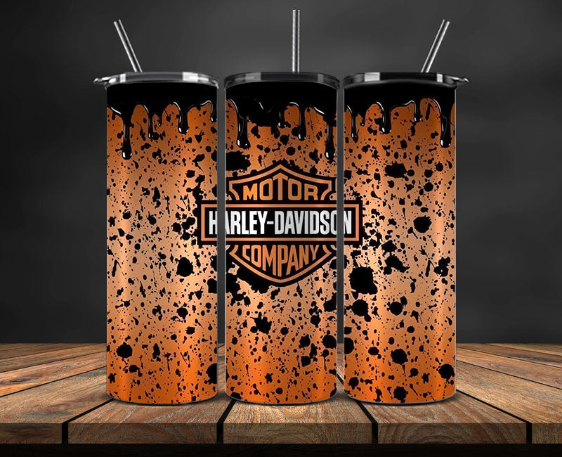 Harley Skinny Tumbler Png, Motor Harley Digital Tumbler Wrap, Harley Tumbler Wrap New 06