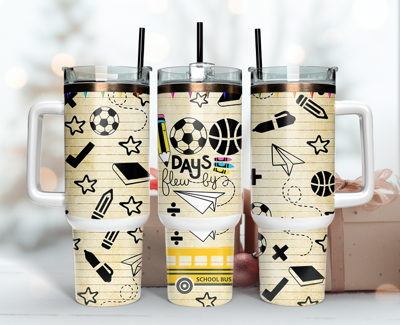 Teacher Tumbler Wrap 40oz, Teacher Tumbler Png 06