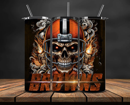 Cleveland Browns Tumbler Wrap,NFL Tumbler Wrap By AI, AI Tumbler Design 72