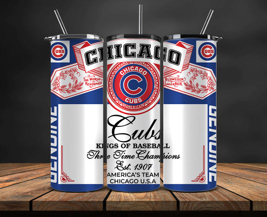 Chicago Cubs Tumbler Wrap, MLB Tumbler Wrap New-73