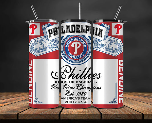 Philadelphia Phillies Tumbler Wrap, MLB Tumbler Wrap New-75