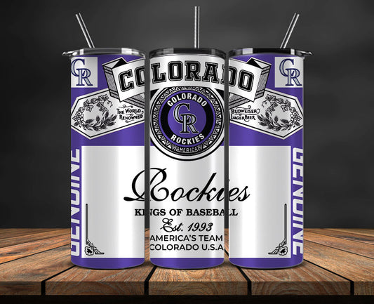 Colorado Rockies Tumbler Wrap, MLB Tumbler Wrap New-76