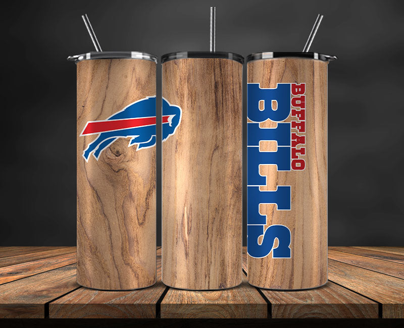 Buffalo Bills Tumbler Wrap, NFL Logo Tumbler Png, NFL Design Png-78