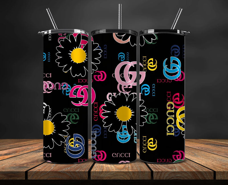 Gucci Tumbler Wrap, Gucci  Tumbler Png, Gucci  Logo, Luxury Tumbler Wraps, Logo Fashion  Design 79