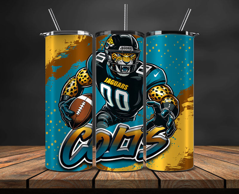 Jacksonville Jaguars Tumbler Wrap, NFL Tumbler Wrap By AI, AI Tumbler Wrap 79