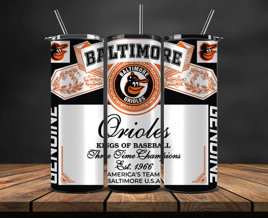 Baltimore Orioles Tumbler Wrap, MLB Tumbler Wrap New-86