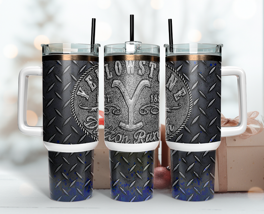 Yellowstone Tumbler Wrap 40oz , 40oz Tumbler Sublimation Png , Tumbler Wrap 08