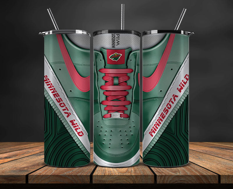 Minnesota Wild Tumbler Wrap, NHL Sneaker Tumbler Wrap 08