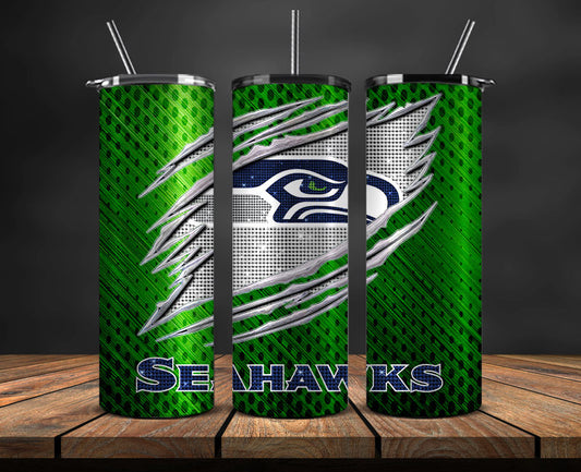 Seattle Seahawks Tumbler Wraps ,Seahawks Logo, Nfl Tumbler Png 93