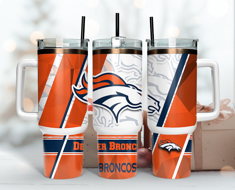 Denver Broncos 40oz Tumbler,NFL Tumbler Wrap , 40oz Tumbler Sublimation Png , 40oz Tumbler Wrap 75