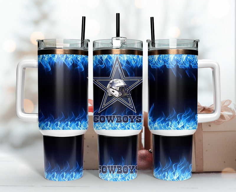 Dallas Cowboys 40oz Tumbler,NFL Tumbler Wrap , 40oz Tumbler Sublimatio ...