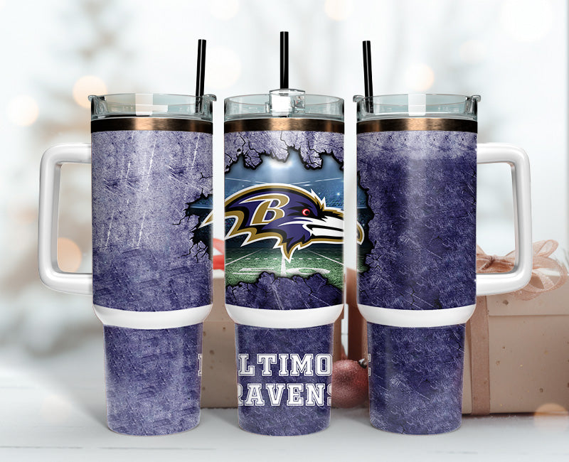 Baltimore Ravens Tumbler 40oz Png,  40oz Tumbler Skinny  102