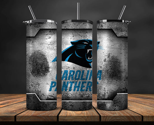 Carolina Panthers Tumbler, Panthers Logo Tumbler,NFL Season 2023, Design 148