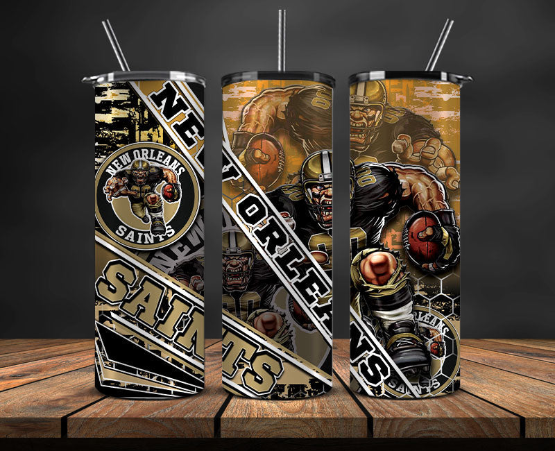 Saints Football Png , Football Tumbler Png , Sport Tumbler Wrap 14