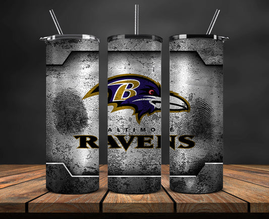 Baltimore Ravens Tumbler, Ravens Logo Tumbler,NFL Season 2023, Design 152