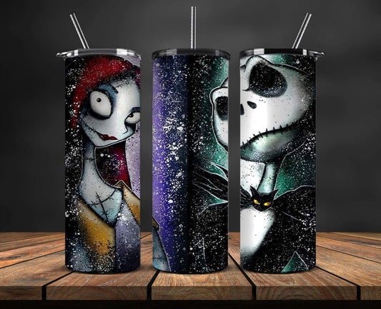 Nightmare Before Christmas , Jack Skellington Tumbler Png,Tumbler Wrap,Halloween Tumbler Wrap 17