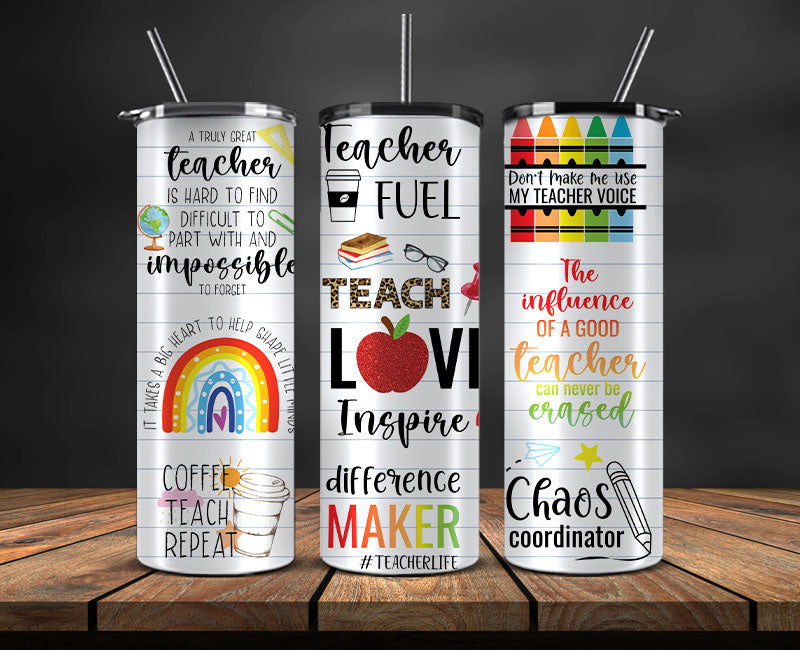 Teacher Tumbler ,Teacher Tumbler PNG, Teacher Tumbler Design Sublimation ,Teacher Tumbler Wrap 17